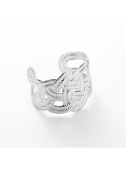 Bracelet large jonc noeud entremelé