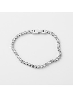 Bracelet rivière à petit strass rond