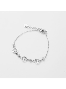 Bracelet arbre de vie et strass