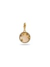 Charm rond strass et étoiles