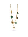 Collier breloques oiseau