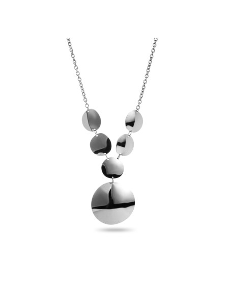 Collier disques à finition miroir Collier disques à finition miroir